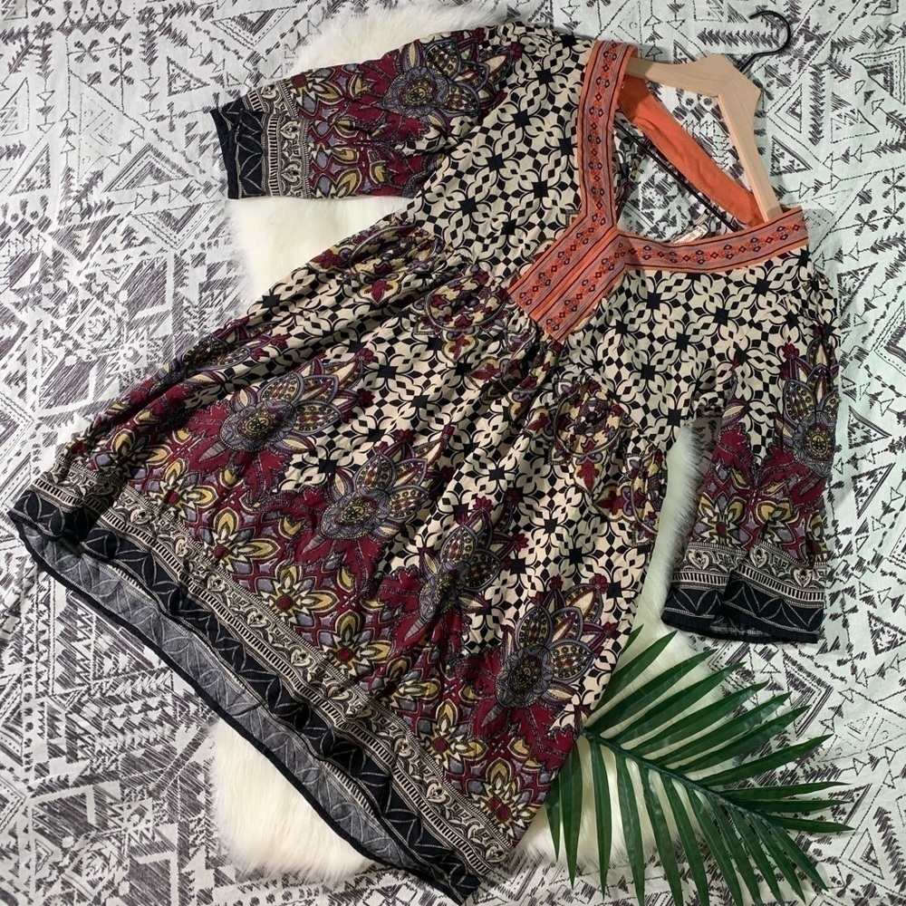 Flying tomato 3/4 sleeves dress